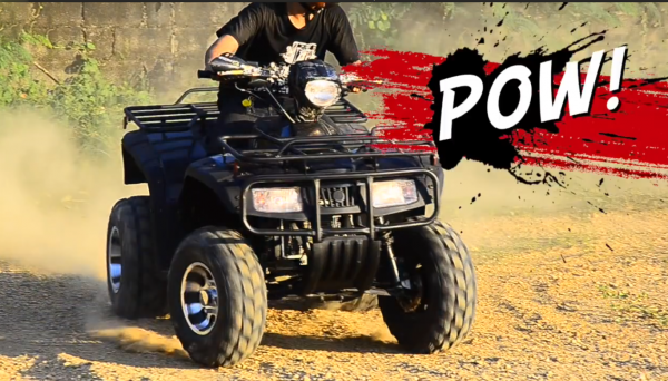 ยิ่งใหญ่ รุ่นใหม่ ขนาด ใหญ่ รุ่นใหม่ล่าสุด ATV HAMMER 250cc หม้อน้ำ