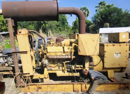 ขายเครื่องปั่นไฟ CATTERPILLAR 3412, ALTERNATOR 500 KVA