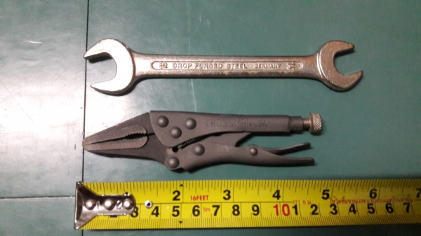 ขายคีมล็อคปากยาวCROSSMAN USA. SIZE 5"ใหม่เก่าเก็บคู่ปากตายเบอร์14-15 GERMANY.