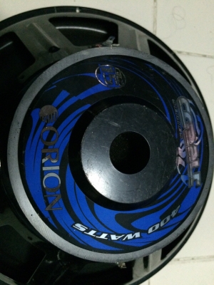 ลำโพงSUB ORION ดอก15นิ้ว ว้อยเดี่ยว 400W มือ2 ญี่ปุ่น