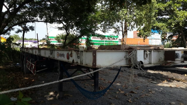 หางพ่วง 3ค่าน ปี54 พื้นเรียบ ยาว12ม ขอสภาพไม่ได้ใช้งาน ทะเบียนพร้ม หางพ่วง 3ค่าน ปี54 พื้นเรียบ ยาว12ม ขอสภาพไม่ได้ใช้งาน ทะเบียนพร้ม