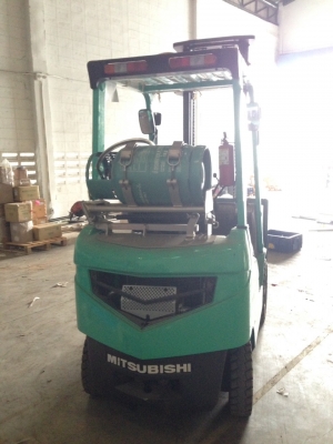 สนใจต่อรองราคาได้ที่ salesแอดannexpower.com Mitsubishi Fork-Lift เบนซิน ติดแก๊ส LPG รับโหลด 1.5 ตัน สูง 4 เมตร ใช้งานน้อยมาก