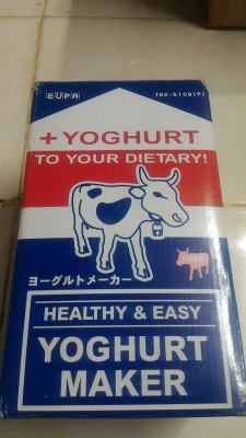 เครื่องทำโยเกิร์ตของใหม่ ยี่ห้อ EUPA สามารถทำสรุปของเราเองได้ทุกวัน มีคู่มือใหม่