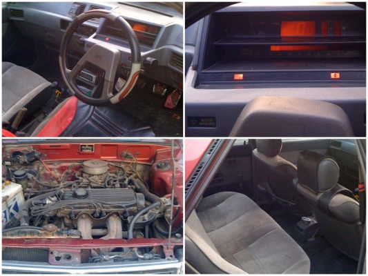 มิตซู Lancer 1.5 ปี 2531 เดิมๆเครื่องดี แอร์เย็นเครื่องเสียงCD