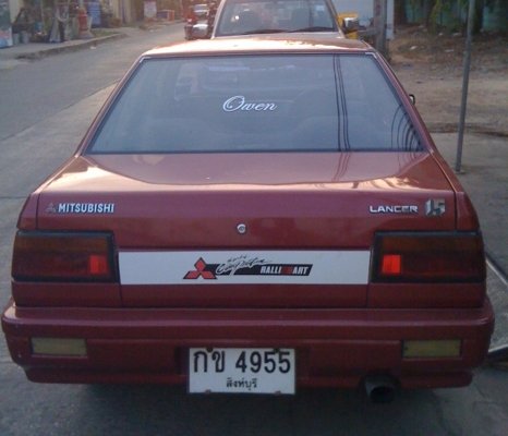 มิตซู Lancer 1.5 ปี 2531 เดิมๆเครื่องดี แอร์เย็นเครื่องเสียงCD