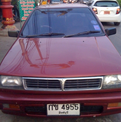 มิตซู Lancer 1.5 ปี 2531 เดิมๆเครื่องดี แอร์เย็นเครื่องเสียงCD