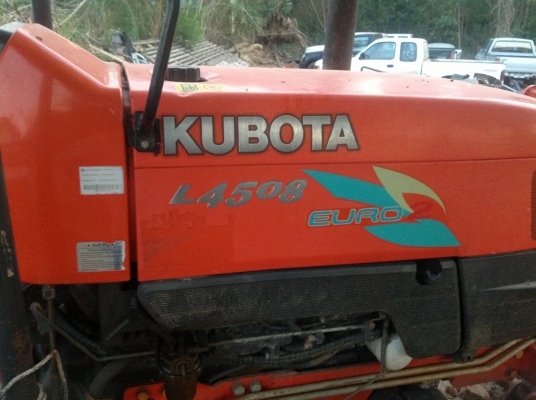 ขาย รถไถ KUBOTA. L-4508. สภาพเดิมๆพร้อมใช้ 45แรง เจ้าของขายเอง