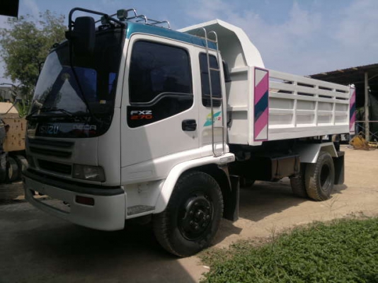 ขายรถ 6 ล้อ ดั้ม กระบะเหล็กต่อใหม่ 4.20 เมตร ISUZU FTR เครื่อง.6HH1 210 รถสวยมาก สนใจโทร