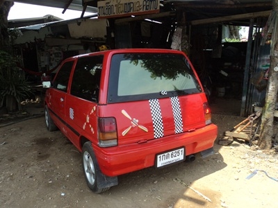 Daihatsu Mira ปี95 ล้อแม็ค เกียร์ออโต้ สภาพดี สีสวย แอร์เย็นวิ่งทางไกลได้ รถอยู่ อำเภอด่านช้าง