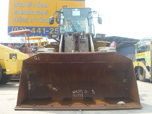 รถตักล้อยาง Komatsu WA270-5 รถเก่านอก นำเข้าจากญี่ปุ่น สภาพสวย พร้อมใช้งาน