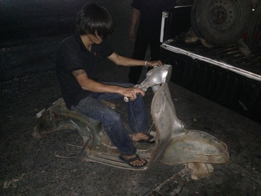 ขายซาก vespa spint 150 ราคาถูกๆๆๆ