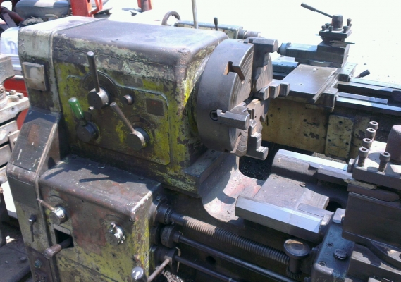 ขาย แท่นกลึงเก่าญี่ปุ่น ราคาถูก 4 ฟุต 4 เพลา มีเบลค เครื่องแน่น นครปฐม