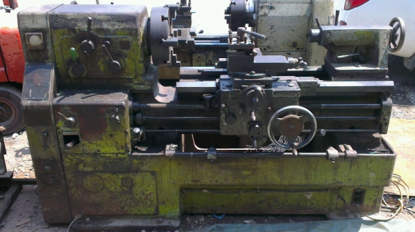 ขาย แท่นกลึงเก่าญี่ปุ่น ราคาถูก 4 ฟุต 4 เพลา มีเบลค เครื่องแน่น นครปฐม