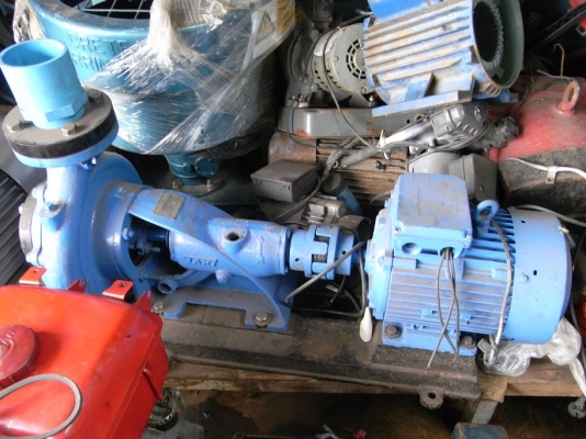 ขายปั้มน้ำหอยโข่ง แบบแยกมอเตอร์กับใบพัด ยี่ห้อ Taki สภาพสวย พร้อมใช้งานรับประกันคุณภาพ