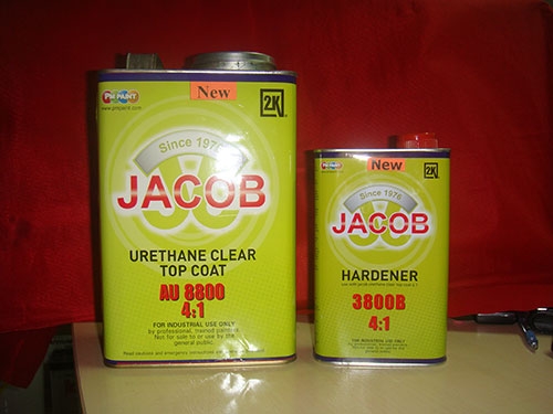 ขายแล็คเกอร์พ่นรถยนต์ ยี่ห้อจาคอบ กลละ (3.75 ลิตร) 650 บาท
