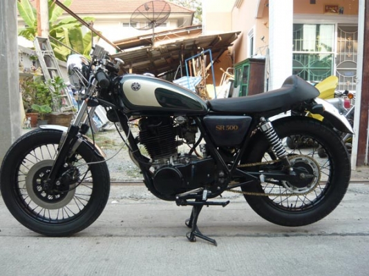 วุฒินนบุรี// SR500cc. แต่งคาเฟ่สวยๆ โหด ท่อแต่งเสียงโหดๆขับมันมีอินวอยแท้ๆคับ