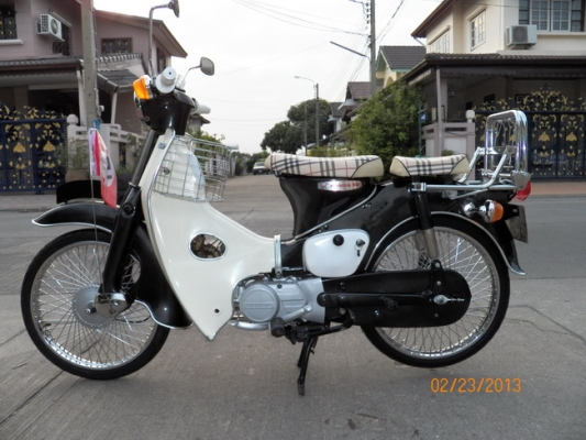 C50.ถังแยก.สีดำด้านๆมุข เครื่องดรีม+โครงเดิมๆ 50+ลายสก็อต2ตอน+ล้อซี่ถี่+ธง+ ป้ายโค้ง+ท.บ+ภาษีปี56+พรบ.+พร้อมโอน.ราคา.26,000 บาท(รถใช้งานเลย) 0814127470