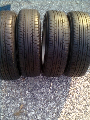 ปรับราคาใหม่ขายยางพร้อมแม็ก HONDA CITY 4 รู ขอบ15 ยางบริสโตร์ 175/65R15 ยางปี 5009 สวยๆ 1ชุด พร้อมน๊อต 16 ตัว