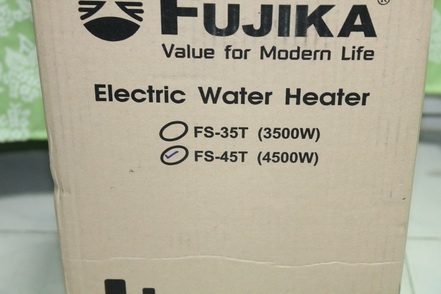 เครื่องทำน้ำอุ่นยี่ห้อFUJIKA รุ่น FS-45T ขนาด 4500วัตต์ เครื่องทำน้ำอุ่นยี่ห้อFUJIKA รุ่น FS-45T ขนาด 4500วัตต์