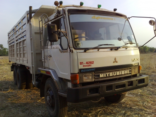 ด่วนขายรถ10ล้อดั้มบรรทุก MITSUFUSO TF 4848 สวยหัวเดิมๆมีระบบลากลูก เครื่องเดิมเกียร์เดิมยางดีคัสซีสวยทะเบียนเต็มแอร์เย็น