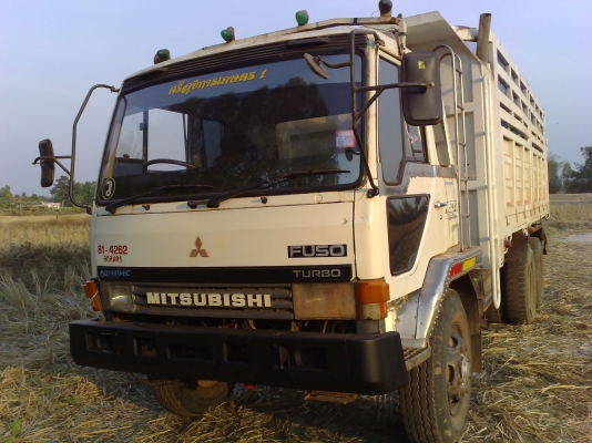 ด่วนขายรถ10ล้อดั้มบรรทุก MITSUFUSO TF 4848 สวยหัวเดิมๆมีระบบลากลูก เครื่องเดิมเกียร์เดิมยางดีคัสซีสวยทะเบียนเต็มแอร์เย็น