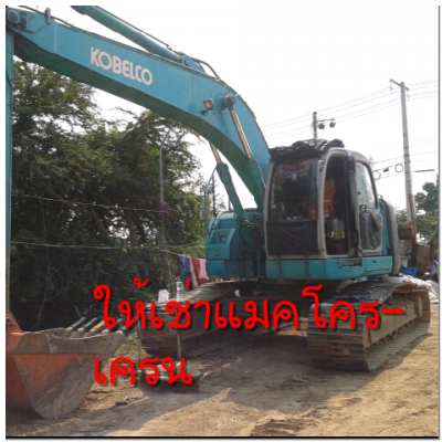 ให้เช่าเครน 35-45 ตัน แมคโคร 200-120-60-30    ทุกรุ่นทุกขนาด