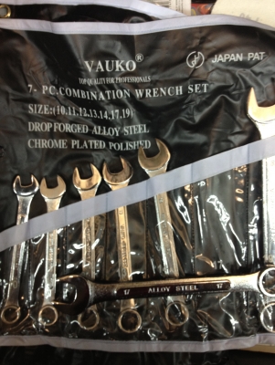 ประแจแหวนข้าง 14 ตัวชุด VAUKO JAPAN pat.