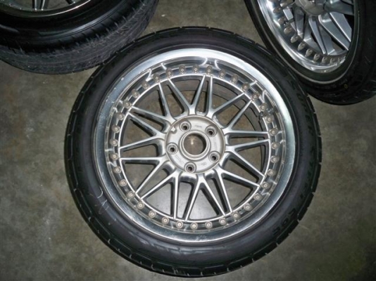 ขาย ล้อ W WORK 17นิ้ว 5 รู144 หน้า 8 หลัง9  forged