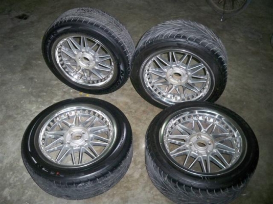 ขาย ล้อ W WORK 17นิ้ว 5 รู144 หน้า 8 หลัง9  forged