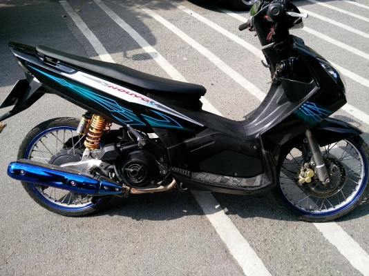 จัดไป  นูโว MX เครื่องเดิม แต่งนิดหน่อย