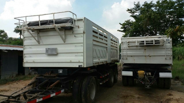 ขายรถพ่วง 22 ล้อ แม่.ลูก กระบะเหล็ก อู่.สามมิตร ดั้ม ISUZU 360 ปี.54 รถสวย ราคา2650000 ต่อรอง จัดแนนได้ สนใจรีบจองด่วน