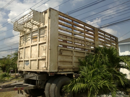 ขายลูกพ่วงไม่ดั้ม ยาว 6.4 เมตร ปี 47 กระบะเหล็ก ราคาคุยกันได้