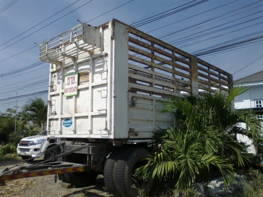 ขายลูกพ่วงไม่ดั้ม ยาว 6.4 เมตร ปี 47 กระบะเหล็ก ราคาคุยกันได้