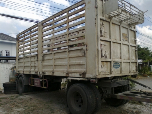 ขายลูกพ่วงไม่ดั้ม ยาว 6.4 เมตร ปี 47 กระบะเหล็ก ราคาคุยกันได้