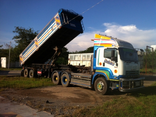 ISUZU DECA GXZ 360 ปี53 พร้อมหางเซมิดั๊ม3เพลา ปี52 รถสวยพร้อมใช้งาน