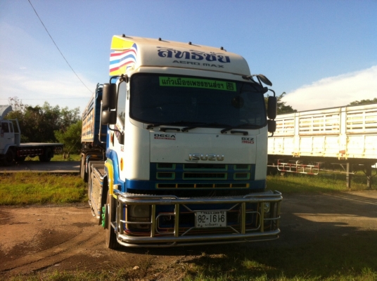 ISUZU DECA GXZ 360 ปี53 พร้อมหางเซมิดั๊ม3เพลา ปี52 รถสวยพร้อมใช้งาน