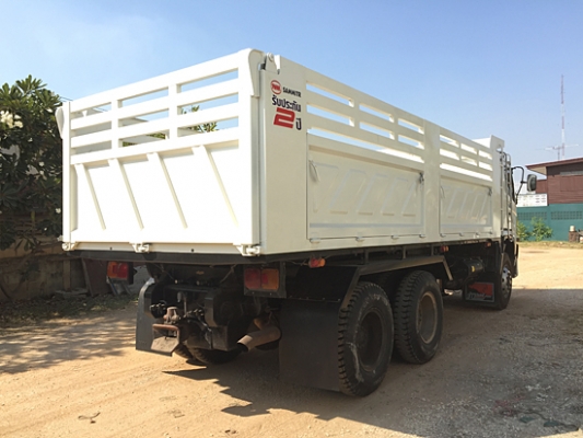 ขาย HINO MEGA 320 ยูโรทู ดั้มสามมิตรมีระบบลากพ่วง ยางใหม่10เส้น เครื่องเดิม เกียร์เดิม หัวเก๋งสีเดิม คัสซีสวย