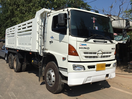 ขาย HINO MEGA 320 ยูโรทู ดั้มสามมิตรมีระบบลากพ่วง ยางใหม่10เส้น เครื่องเดิม เกียร์เดิม หัวเก๋งสีเดิม คัสซีสวย