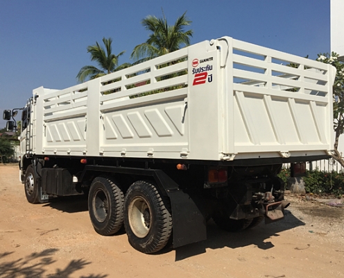 ขาย HINO MEGA 320 ยูโรทู ดั้มสามมิตรมีระบบลากพ่วง ยางใหม่10เส้น เครื่องเดิม เกียร์เดิม หัวเก๋งสีเดิม คัสซีสวย