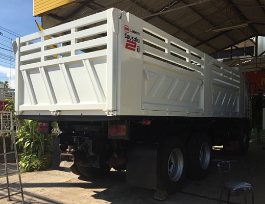 ขาย HINO MEGA 320 ยูโรทู ดั้มสามมิตรมีระบบลากพ่วง ยางใหม่10เส้น เครื่องเดิม เกียร์เดิม หัวเก๋งสีเดิม คัสซีสวย