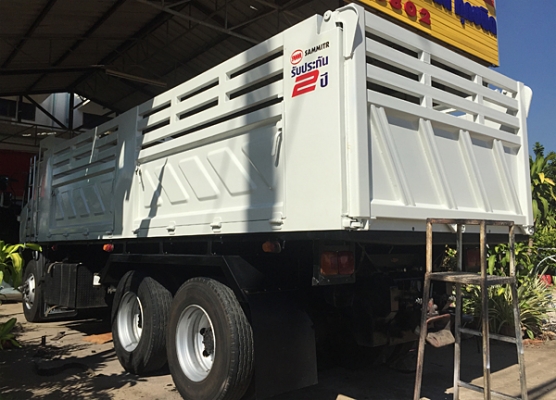 ขาย HINO MEGA 320 ยูโรทู ดั้มสามมิตรมีระบบลากพ่วง ยางใหม่10เส้น เครื่องเดิม เกียร์เดิม หัวเก๋งสีเดิม คัสซีสวย