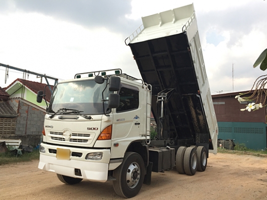 ขาย HINO MEGA 320 ยูโรทู ดั้มสามมิตรมีระบบลากพ่วง ยางใหม่10เส้น เครื่องเดิม เกียร์เดิม หัวเก๋งสีเดิม คัสซีสวย