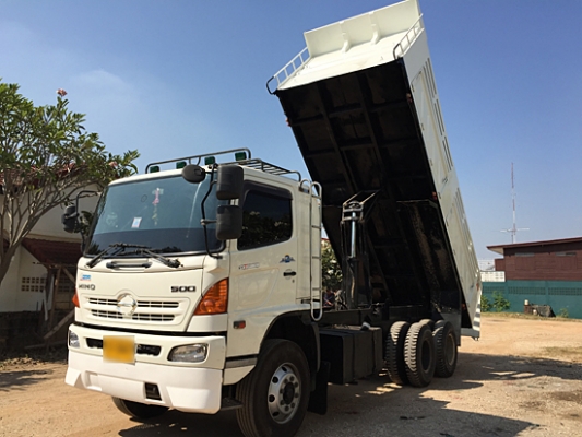 ขาย HINO MEGA 320 ยูโรทู ดั้มสามมิตรมีระบบลากพ่วง ยางใหม่10เส้น เครื่องเดิม เกียร์เดิม หัวเก๋งสีเดิม คัสซีสวย