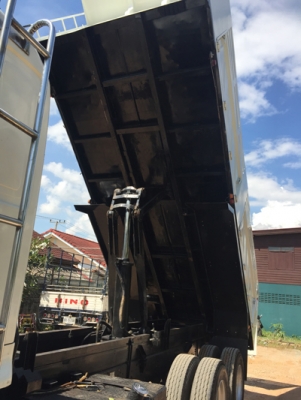 ขาย HINO MEGA 320 ยูโรทู ดั้มสามมิตรมีระบบลากพ่วง ยางใหม่10เส้น เครื่องเดิม เกียร์เดิม หัวเก๋งสีเดิม คัสซีสวย