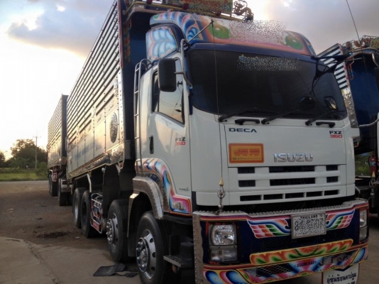 ขายรถสิบล้อ ISUZU DECA FXZ360แรง ปี55 พ่วงแม่ลูก ดั้มเนียมอู่ ซุนชัย รถสวยเดิมๆ