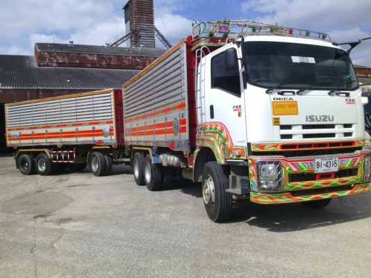 ขายรถบรรทุก 22 ล้อ พ่วงแม่ลูก-ดั๊มพ์ ยี่ห้อ ISUZU DEGA FXZ 360 แรงม้า ปี 2555  ( การันตีรถสวยจริงๆ  เจ้าของขายเอง )