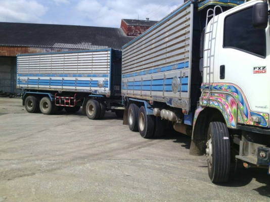 ขายรถบรรทุก 22 ล้อ พ่วงแม่ลูก-ดั๊มพ์ ยี่ห้อ ISUZU DEGA FXZ 360 แรงม้า ปี 2555  ( การันตีรถสวยจริงๆ  เจ้าของขายเอง )