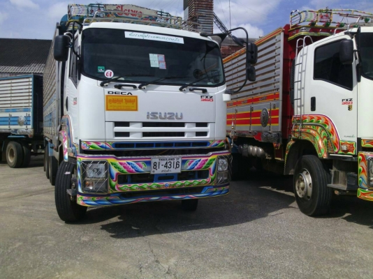 ขายรถบรรทุก 22 ล้อ พ่วงแม่ลูก-ดั๊มพ์ ยี่ห้อ ISUZU DEGA FXZ 360 แรงม้า ปี 2555  ( การันตีรถสวยจริงๆ  เจ้าของขายเอง )