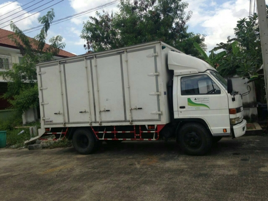 รถบรรทุก ISUZU  6 ล้อ เครื่อง 115 แรง ปี 33 แปลงลงเกียร์สั้นแล้ว ยาว 4 เมตรตู้เปิด 8 บาน ราคา 255,000 บ. รถอยู่สระบุรี