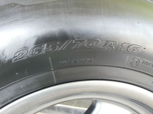 ล้อพร้อมยาง แม็กลาย bladley ขอบ 16x8 พร้อมยาง nitto 265/70/16